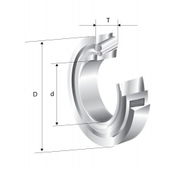Rulment radial - axial cu role conice pe un rand 32006 NSK