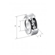 Rulment radial - axial cu bile pe doua randuri 3201 2RS KML
