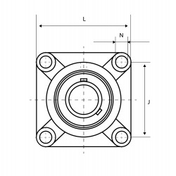 Carcase pentru rulmenti UCF207 KML
